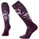 Зображення Шкарпетки жіночі мериносові Smartwool PhD Ski Medium Pattern Bordeaux, р.M (SW 15018.590-M) SW 15018.590-M - Гірськолижні шкарпетки Smartwool