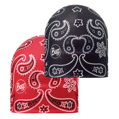 Картинка Шапка Buff Microfiber Reversible Hat, Cashmere Red-Black (BU 108910.425.10.00) BU 108910.425.10.00 - Шапки Buff