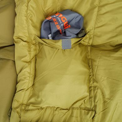 Зображення Спальний мішок Pinguin Blizzard (4/-1°C), 190 см Right Zip, Khaki (PNG 239447) PNG 239447 - Спальні мішки Pinguin