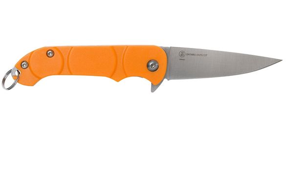 Картинка Нож складной карманный Ontario OKC Navigator Orange 8900OR (Liner Lock, 60/138 мм) 8900OR - Ножи Ontario