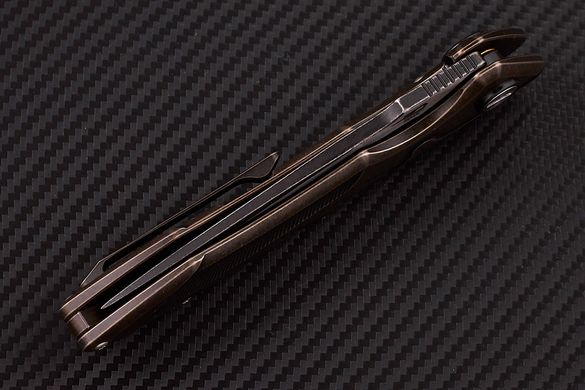 Картинка Нож складной карманный Bestech STAR FIGHTER Black Bronze BT1709D (90/215 мм) BT1709D - Ножи Bestech