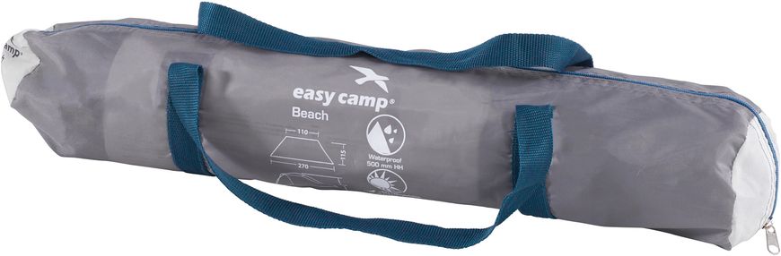 Картинка Палатка пляжная Easy Camp Beach Grey/Sand (120429) 929589 - Туристические палатки Easy Camp