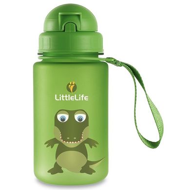 Картинка Little Life фляга Water Bottle 0.4 L crocodile (15080) 15080 - Бутылки Little Life