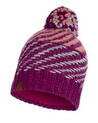 Картинка Шапка Buff Knitted & Polar Hat Nella, Purple Raspebrry (BU 117891.620.10.00) BU 117891.620.10.00 - Шапки Buff