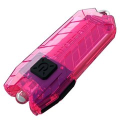 Картинка Фонарь-брелок наключный Nitecore TUBE (1 LED, 45 люмен, 2 режима, USB), розовый 6-1147-rose   раздел Наключные фонари