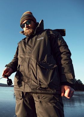 Зображення Костюм зимовий рибальский мембранный Norfin ELEMENT GRAY -20°/ 6000мм / M (439202-M) 439202-M - Костюми для полювання та риболовлі Norfin