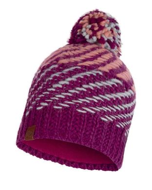 Зображення Шапка Buff Knitted & Polar Hat Nella, Purple Raspebrry (BU 117891.620.10.00) BU 117891.620.10.00 - Шапки Buff