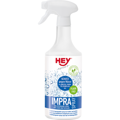 Картинка Cредство для пропитки Hey-Sport TEX IMPRA Spray 500 мл (206770) 206770 - Средства для ухода за снаряжением HEY-sport