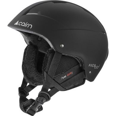 Картинка Подростковый горнолыжный шлем с механизмом регулировки Cairn Android Jr mat black 51-53 (0605099-02-51-53) 0605099-02-51-53 - Шлемы горнолыжные Cairn