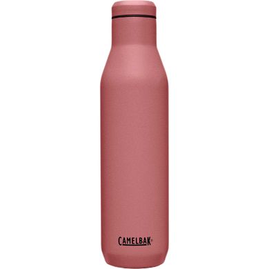 Картинка Термофляга (бутылка) для воды та вина CamelBak Wine Bottle, SST Vacuum Insulated, 25oz, Terracotta Rose (0,75 л) (886798027876) 886798027876 - Термофляги и термобутылки CamelBak