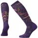 Зображення Шкарпетки жіночі мериносові Smartwool PhD Ski Medium Pattern Mountain Purple, р.M (SW 15018.591-M) SW 15018.591-M - Гірськолижні шкарпетки Smartwool