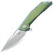 Зображення Ніж складаний кишеньковий Bestech Knife SHRAPNEL Green and Gold BT1802B (90/213 мм) BT1802B - Ножі Bestech
