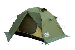 Картинка Палатка для базового лагеря двухместная Tramp Peak 2 (TRT-025-green) TRT-025-green - Туристические палатки Tramp
