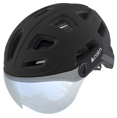 Картинка Шлем велосипедный с визором Cairn Quartz Visor black 52-58 (0300080-02-52-58) 0300080-02-52-58 - Шлемы велосипедные Cairn