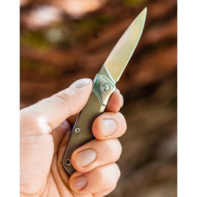 Картинка Нож складной карманный Gerber Wingtip Modern Folding Green (64/142 мм) 30-001662  30-001662 - Ножи Gerber