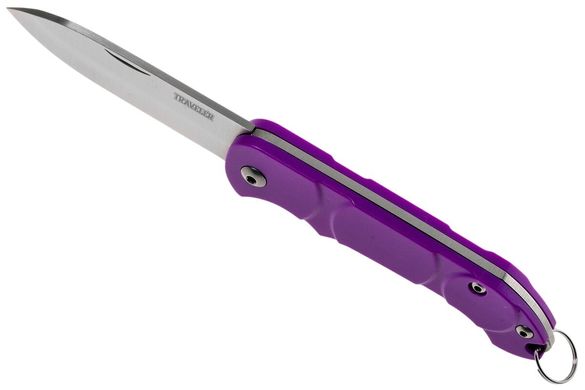Картинка Нож складной карманный Ontario OKC Traveler Purple 8901PUR (Slip joint, 57/135 мм) 8901PUR - Ножи Ontario