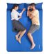 Зображення Килимок самонадувний двомісний з подушкою Naturehike NH18Q010-D, 25 мм, синій 6927595784457 - Самонадувні килимки Naturehike