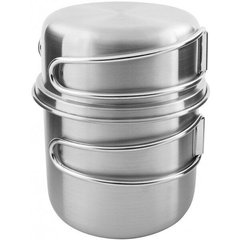 Картинка Набор кружек Tatonka Handle Mug 500 Set, Silver (TAT 4172.000) TAT 4172.000 - Походные кухонные принадлежности Tatonka