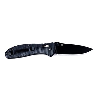 Картинка Нож складной карманный Ganzo G7393P-BK (Axis Lock, 87/205 мм, чорний) G7393P-BK - Ножи Ganzo