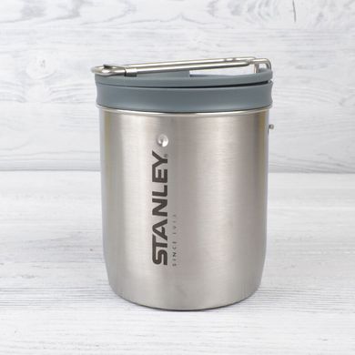 Картинка Набор Stanley Mountain Compact (котелок (0.7л) + чаша с крышкой + ложка-вилка) 10-01856-002 - Наборы туристической посуды Stanley