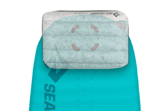 Зображення Самонадувний жіночий килимок Sea to Summit Comfort Light Mat, 170х53х5см, Aegean (STS AMSICLWR) STS AMSICLWR - Самонадувні килимки Sea to Summit