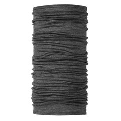 Картинка Бафф (шарф-труба) Buff Lightweight Merino Wool, Grey (BU 100202.00) BU 100202.00 - Шарфы многофункциональные Buff