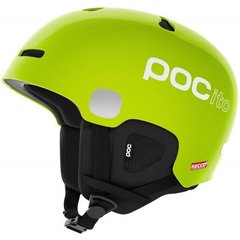 Картинка Шлем горнолыжный POCito Auric Cut SPIN, Fluorescent Yellow/Green, M/L (PC 104988234MLG1) PC 104988234MLG1 - Шлемы горнолыжные POC