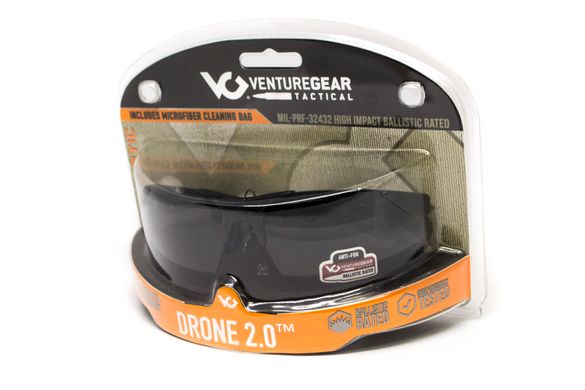 Зображення Захисні окуляри Venture Gear Tactical Drone 2.0 Green gray Anti-Fog (VG-DRONGN-GR1) VG-DRONGN-GR1 - Тактичні та балістичні окуляри Venture Gear
