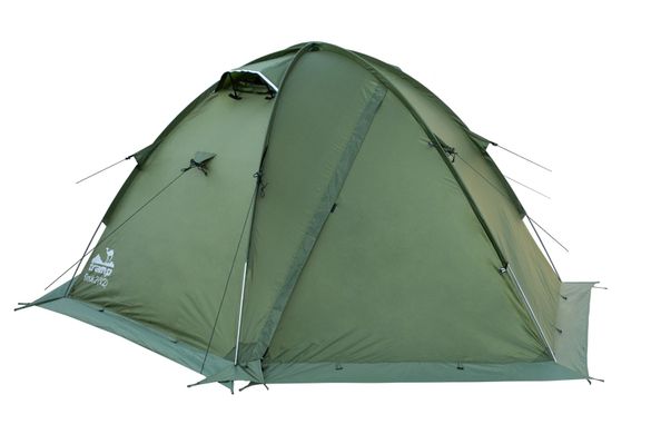 Картинка Палатка для зимних походов двухместная Tramp ROCK 2 (TRT-027-green) TRT-027-green - Туристические палатки Tramp