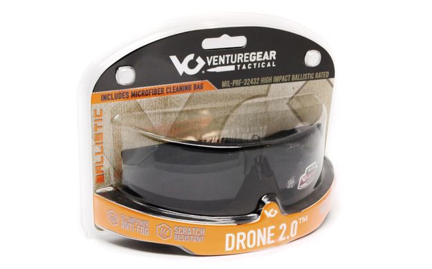 Картинка Защитные очки Venture Gear Tactical Drone 2.0 Green gray Anti-Fog (VG-DRONGN-GR1) VG-DRONGN-GR1 - Тактические и баллистические очки Venture Gear