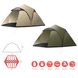 Зображення Намет Grand Canyon Black Knob 10 Capulet Olive (DAS302743) DAS302743 - Туристичні намети Grand Canyon