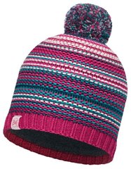 Зображення Шапка дитяча (8-12) Buff Junior Knitted & Polar Hat Amity, Pink Cerisse (BU 113533.521.10.00) BU 113533.521.10.00 - Шапки Buff