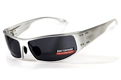 Картинка Очки защитные Global Vision BAD-ASS-2 Silver gray (1БЕД2-СМ20) 1БЕД2-СМ20 - Тактические и баллистические очки Global Vision