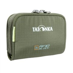 Зображення Гаманець кишеньковий Tatonka Plain Wallet RFID B, Olive (TAT 2903.331) TAT 2903.331 - Гаманці Tatonka