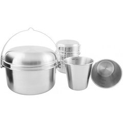 Картинка Набор посуды Tatonka Mini Set II, Silver (TAT 4145.000) TAT 4145.000 - Наборы туристической посуды Tatonka