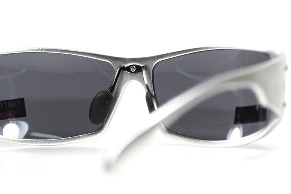 Зображення Окуляри захистні Global Vision BAD-ASS-2 Silver gray (1БЕД2-СМ20) 1БЕД2-СМ20 - Тактичні та балістичні окуляри Global Vision