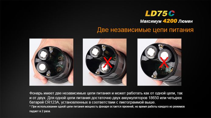 Зображення Ліхтар ручний Fenix LD75C LD75C - Ручні ліхтарі Fenix