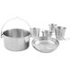 Зображення Набір посуду Tatonka Mini Set II, Silver (TAT 4145.000) TAT 4145.000 - Набори туристичного посуду Tatonka