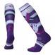 Зображення Шкарпетки жіночі мериносові Smartwool PhD Ski Medium Pattern Mountain Purple, р.S (SW B01002.591-S) SW B01002.591-S - Гірськолижні шкарпетки Smartwool