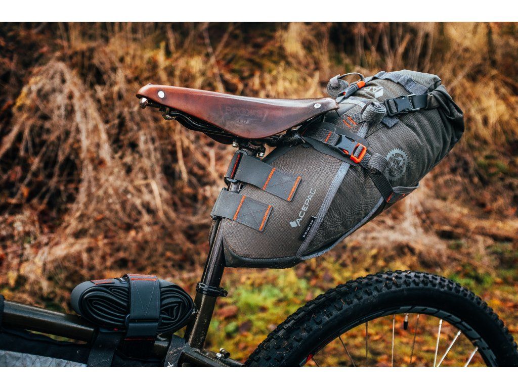 Велосумка подседельная Acepac Saddle Drybag 8L Nylon, Grey (ACPC 126120)